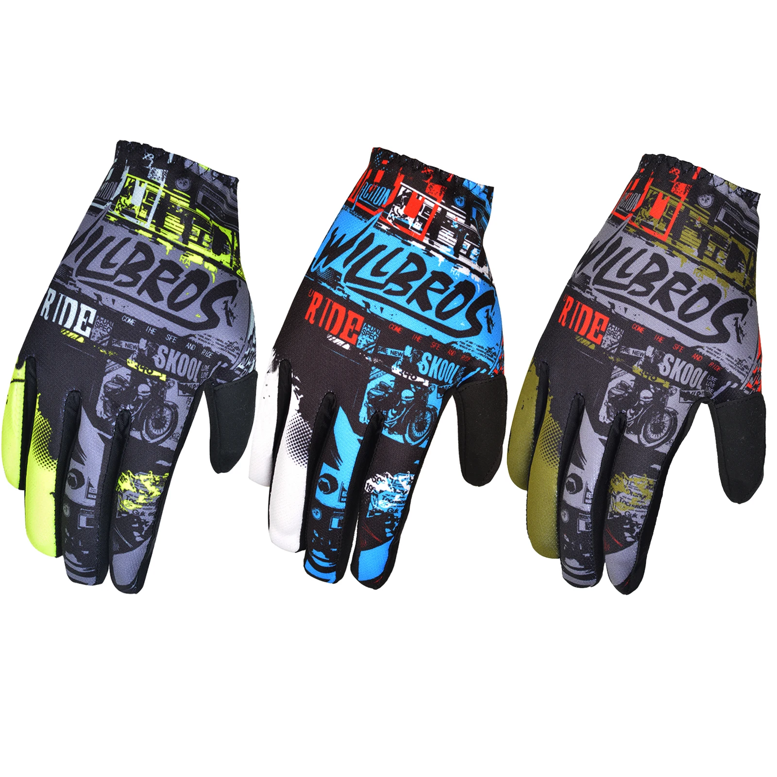 Willbros Offroad Motocross Gloves Dirt Bike Cycling MX Enduro MTB UTV DH Riding