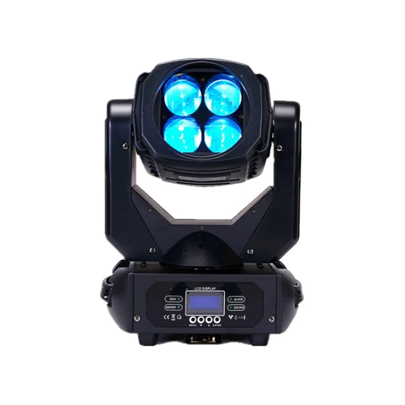 DMX 4X25W beam effect shaking head light Four bees eyes shaking head DJ disco super beam moving headlights Christmas show