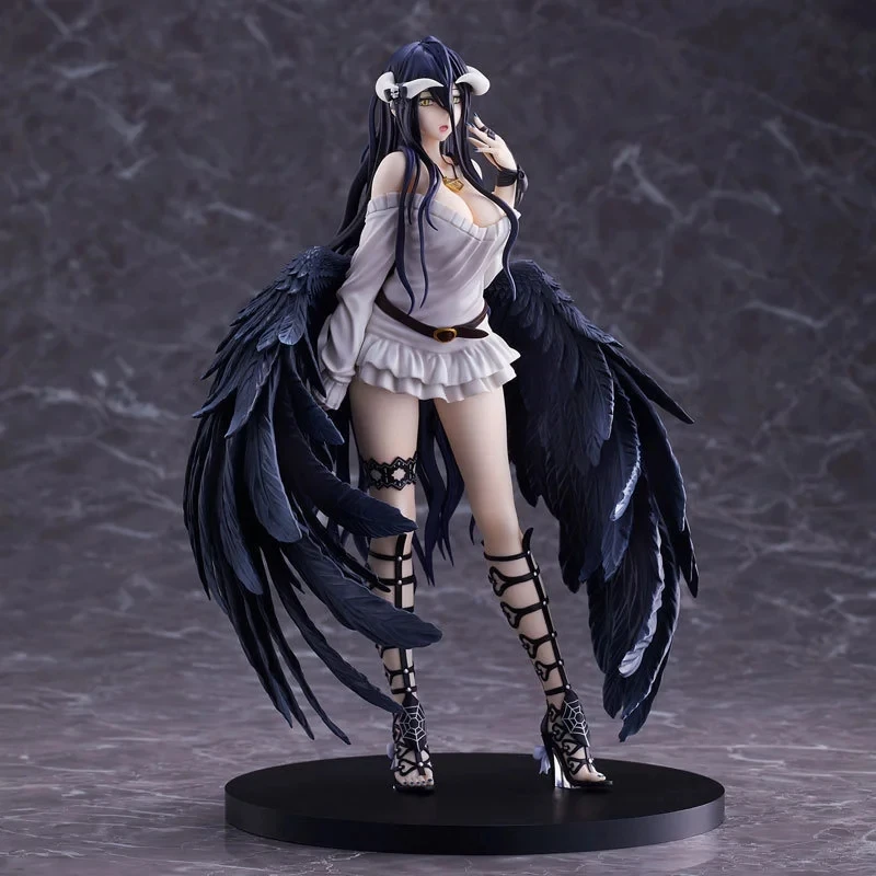 22cm Overlord III Albedo Figura Anime Albedo so-bin Ver. PVC Figura De Ação Brinquedos Overlord Estátua Coleção Modelo Boneca Pr