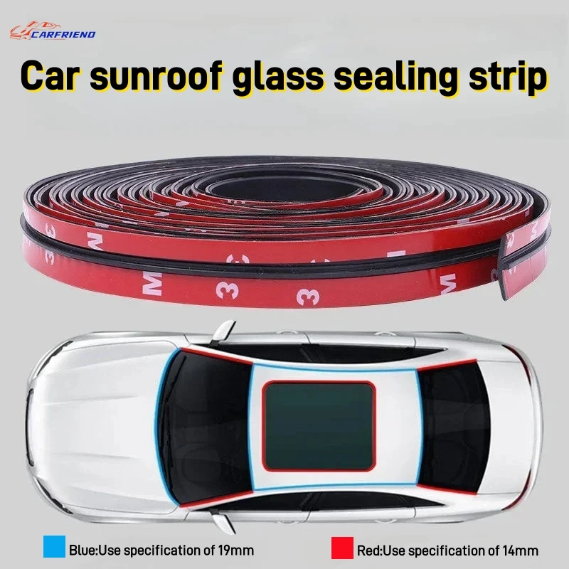 Car Rubber Seals Edge Sealing Strips Auto Roof Windshield Car Rubber Sealant Protector Seal Strip Window Seals for Cars