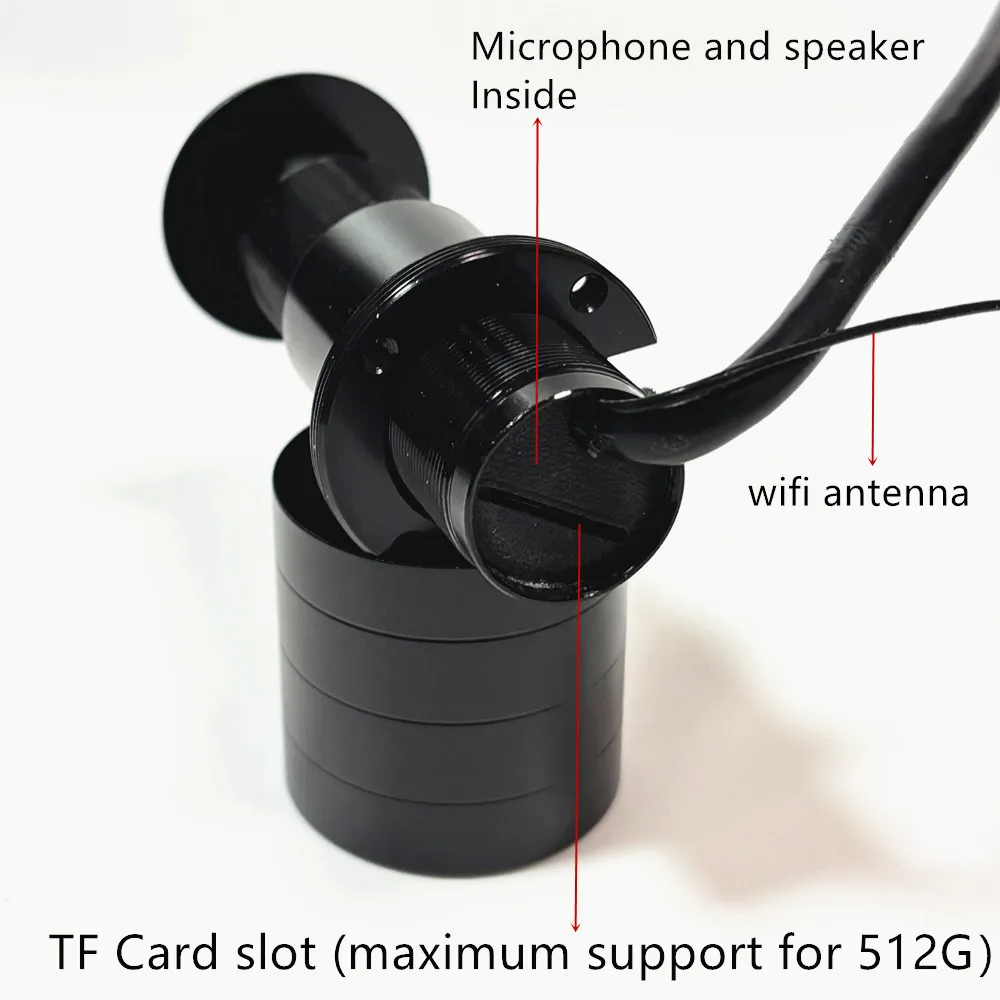 5MP wizjer kamera POE IP Mini wizjer wykrywający ruch wideo-oko widz interkom bezprzewodowy bezpieczeństwo w domu kamery monitorującej drzwi — zdjęcie 7