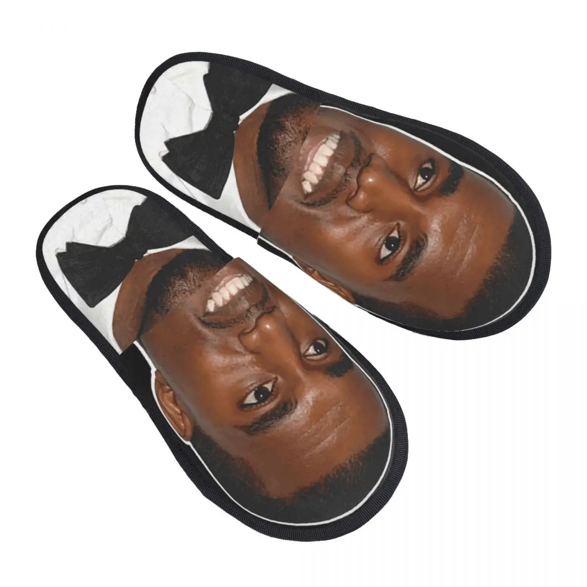 Winter Furry Cotton Slippers KANYE west hip hop Merch Household Fur Slides Slippers Bedroom Cozy Non-skid Slides