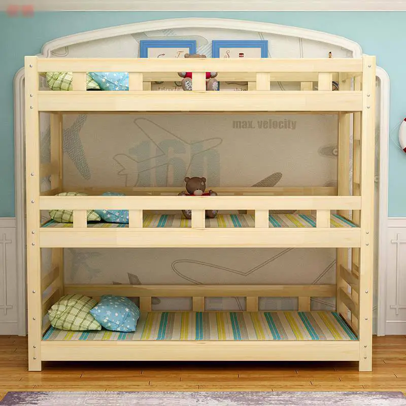 Three Floor Beds Children's Beds Upper Middle and Lower Beds Multi-functional Combination