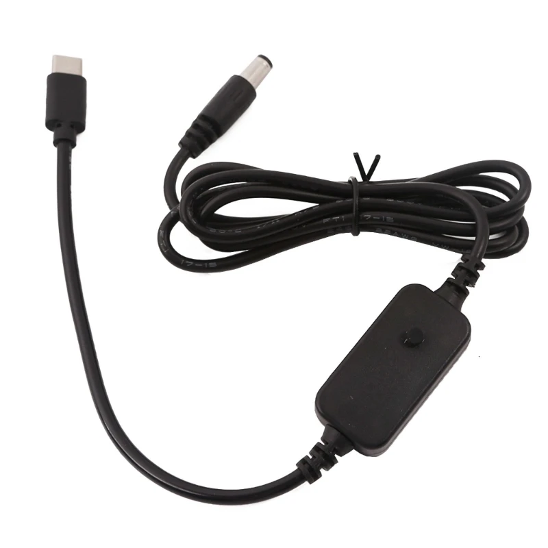 USB C to 5V 9V 12V 20V 2.5mm/3.5mm/4.0mm/5.5mm 3A Power Cable Cord for Routers