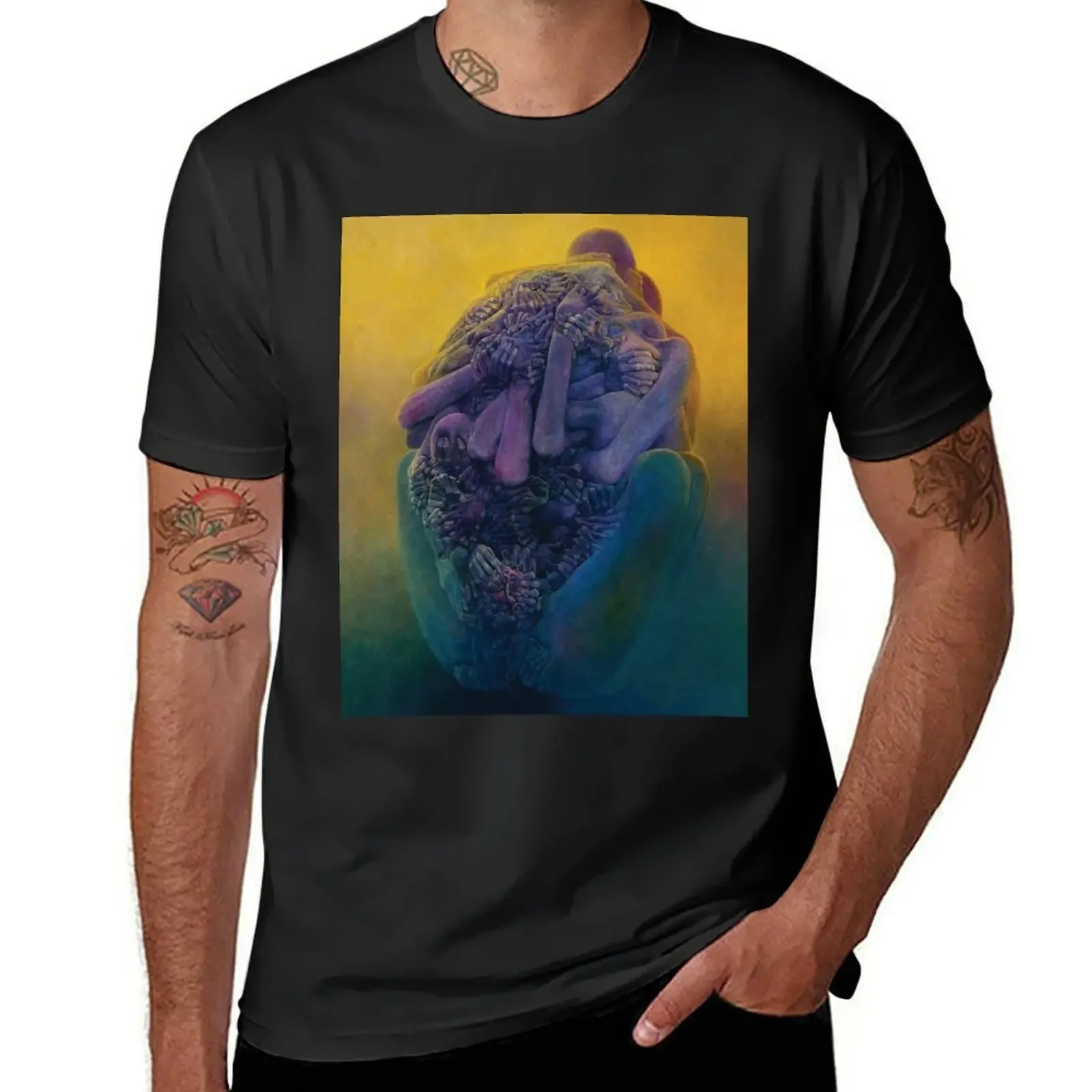 zdzislaw beksinski T-Shirt Aesthetic clothing plus sizes mens tall t shirts