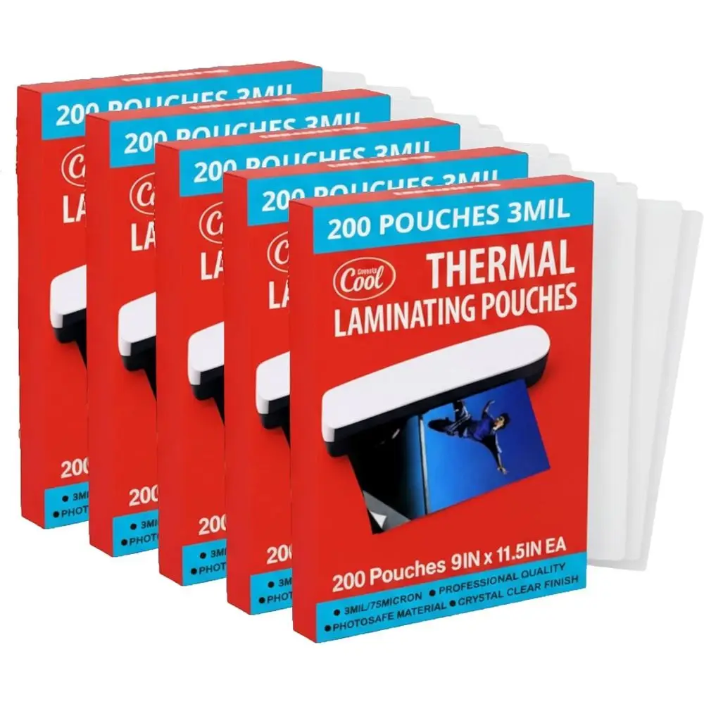 

Dry-Erase Friendly Laminating Sheets, 9x11.5 Inch, 1000 Count, Letter Size Pouches for Documents