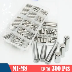 Stainless Steel 304 Cylindrical Pin M1 M1.5 M2 M2.5 M3 M4 M5 M6 Locating Dowel Corrosion Resistant Rust Solid Cylinder Pin Set
