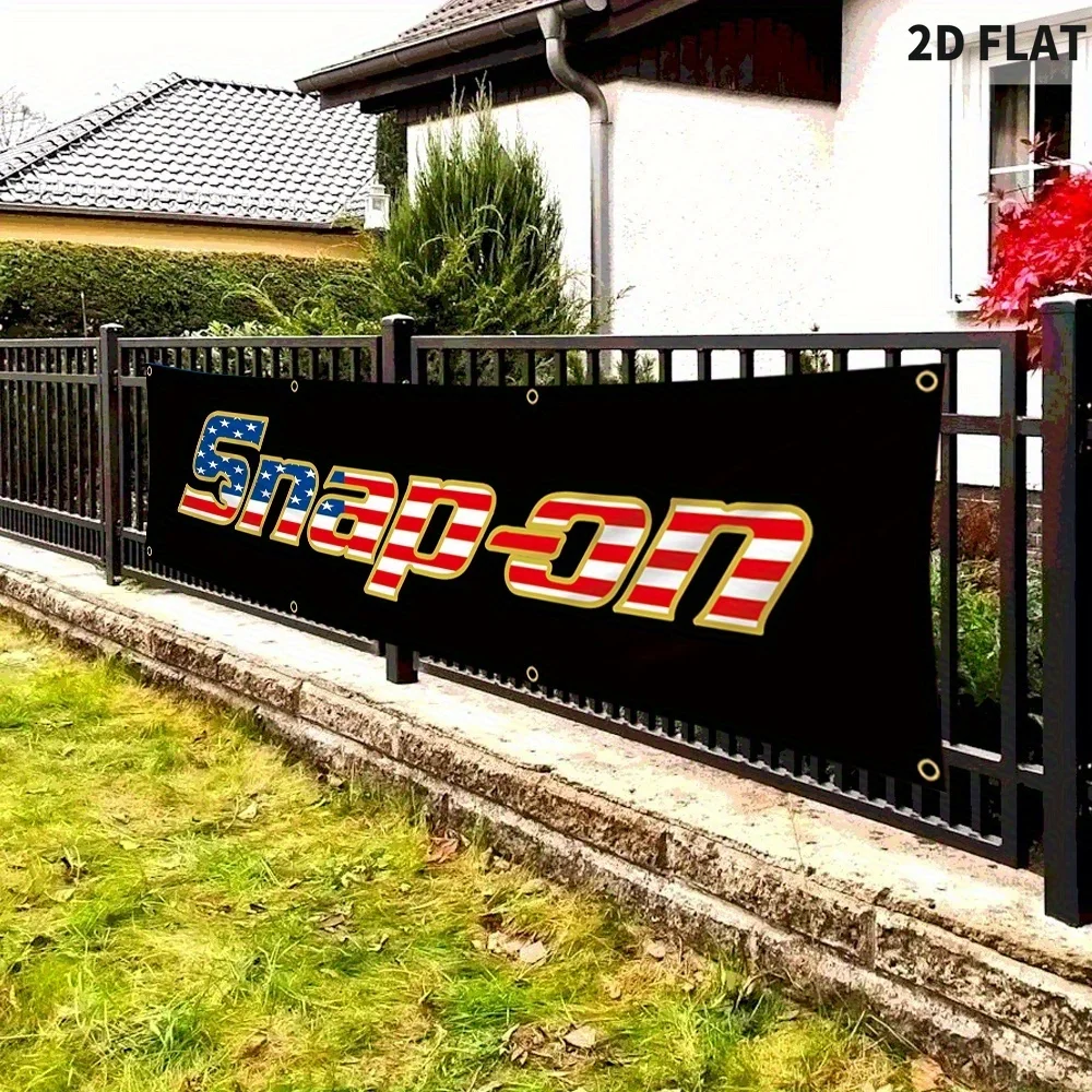 

Патриотический баннер SNAP ON 2x8 футов