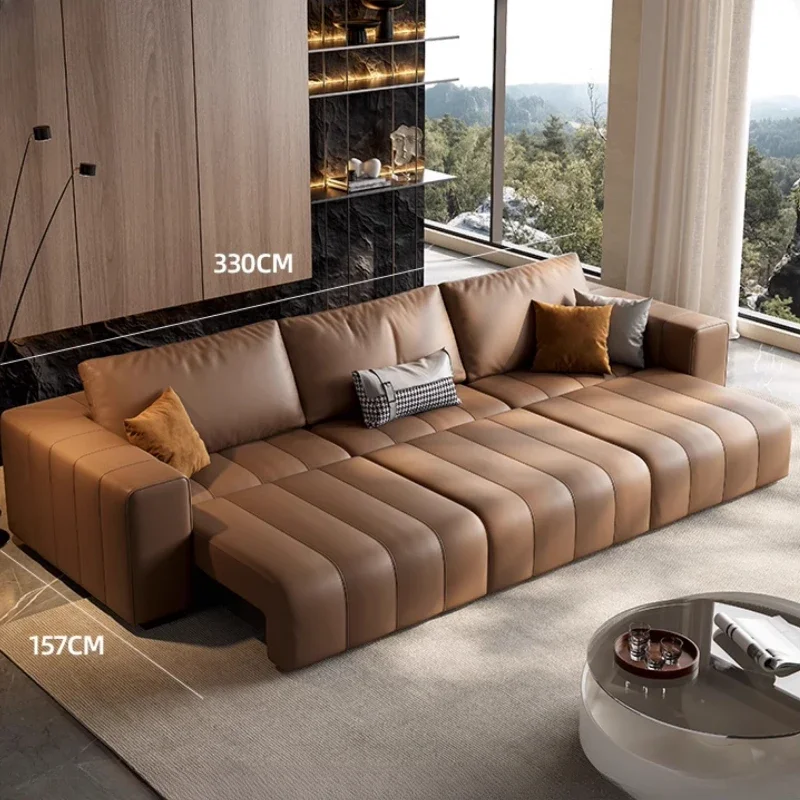 متعددة الوظائف أريكة سرير الكهربائية قابل للسحب مفاتيح البيانو أريكة سرير صف مستقيم Divani Da Soggiorno أثاث الشقق #5