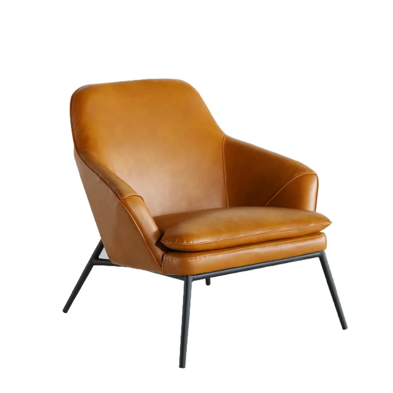 New armchair modern velvet material comfortable single leisure chair