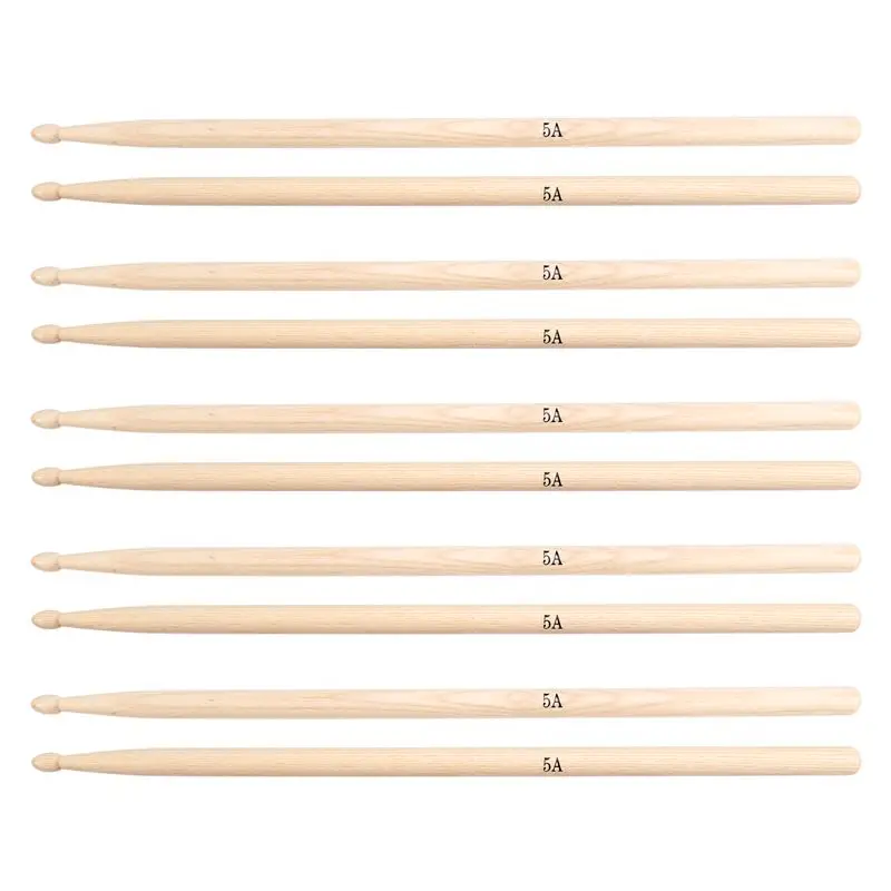 AS98-Drum Stick 5A Jazz Drumstick Stick Jazz Drumstick Stick Practice Teaching Solid Wood Drum Stick Percussion Instruments