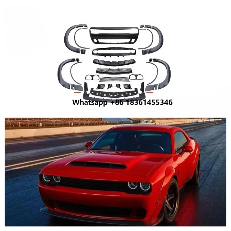 

Sleek Demon Style Front Wide Flares Car Bumper Challen 2008-2014