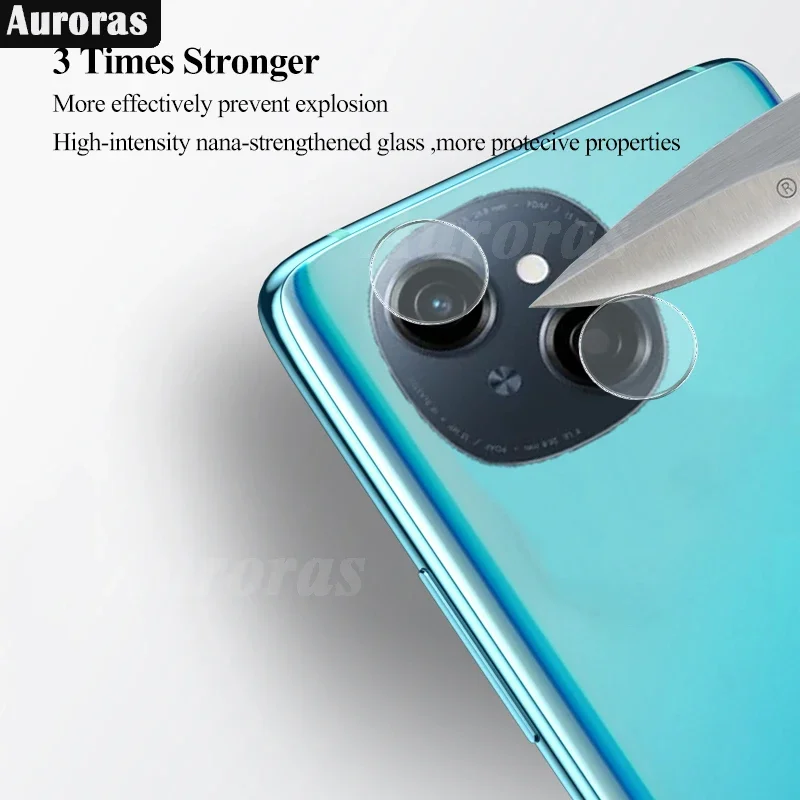 Auroras-protetor de vidro temperado para lente da câmera, cobertura completa para tecno spark go 1, 2pcs, 2024 2023
