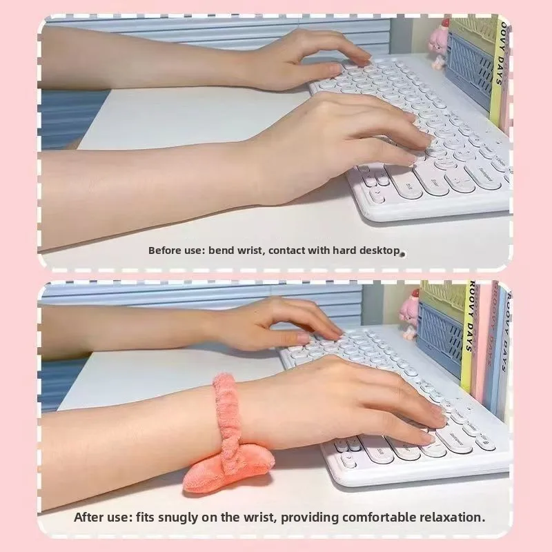 1pcs Cute Star Wrist Support Pillow Soft Plush Hand Rest Cushion for Computer Keyboard Mouse Office Desk Accessories