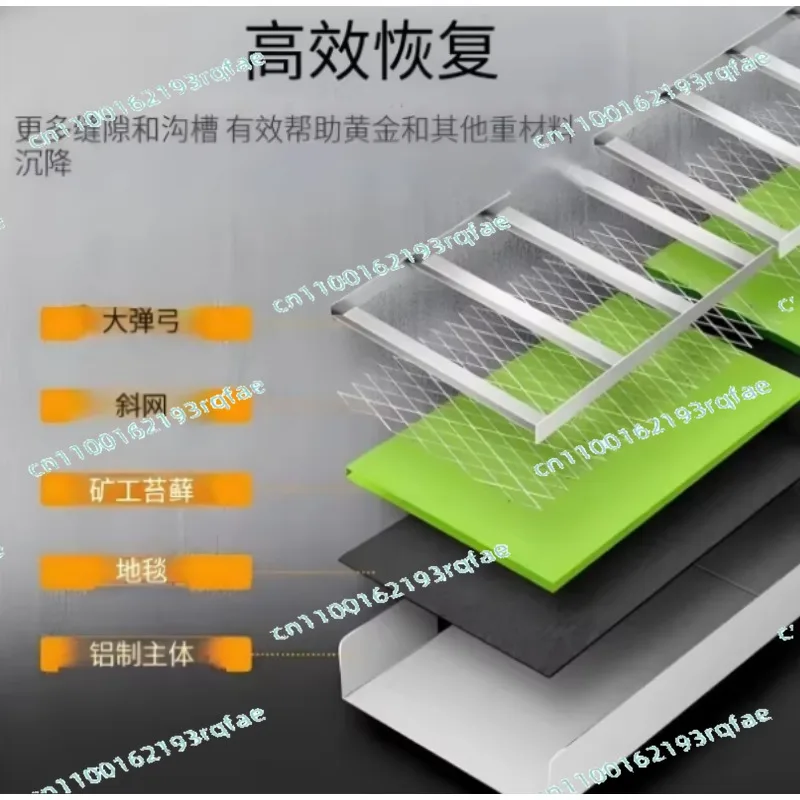 Mining Prospecting Equipment  Gold Panning Tool Foldable Non-Powered Sluice Box