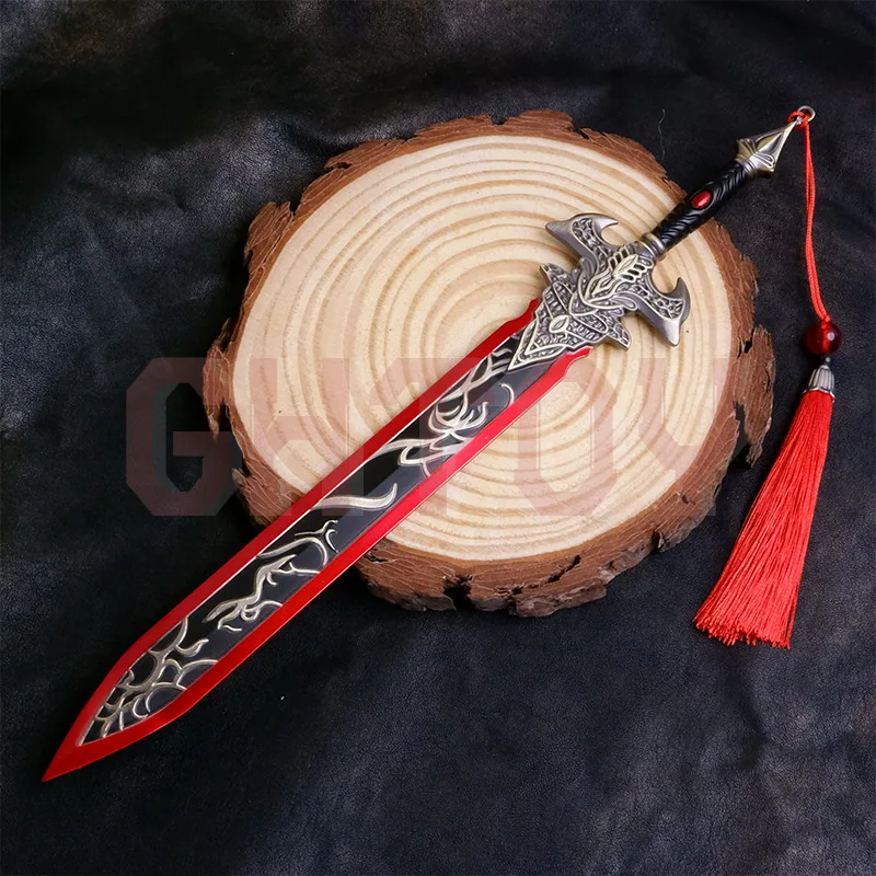 

29cm/11.42in Creation of the Gods 12 Divine Sword Peripherals Weapon Model Ancient Sword Alloy Collection Prop Ornament Toy Gift