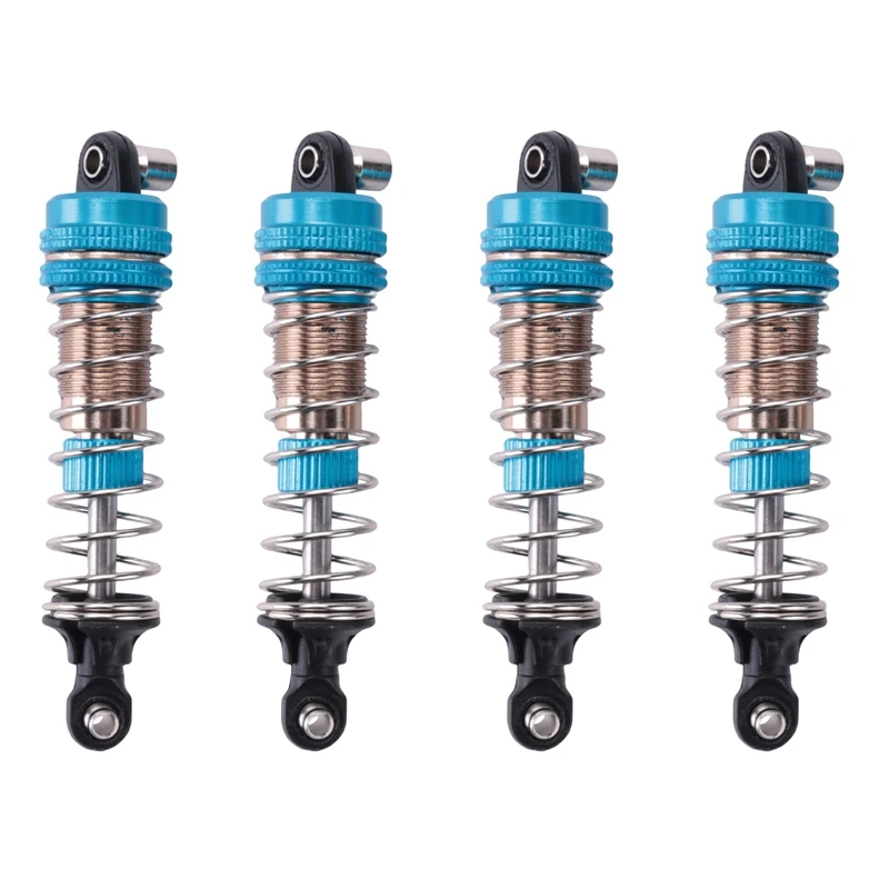 

4Pcs Metal Shock Absorber For Xinlehong Q901 Q902 Q903 9130 9135 9136 9137 9138 Hosim 1/16 RC Car Upgrade Parts