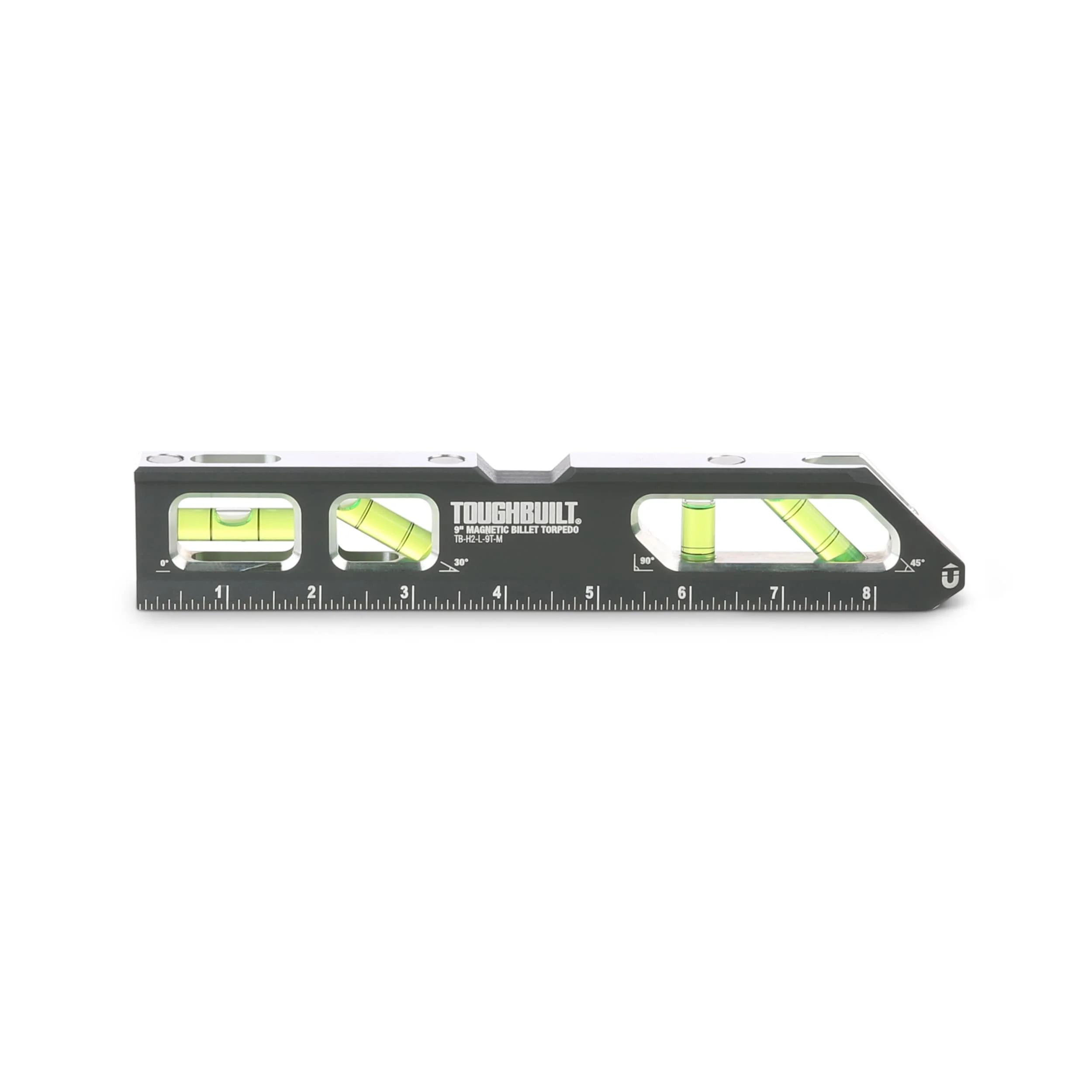 TOUGHBUILT TB-H2-L-9T-M 9-in Magnetic Billet Torpedo Level Leveling Decoration Balance Power Tool Accessories