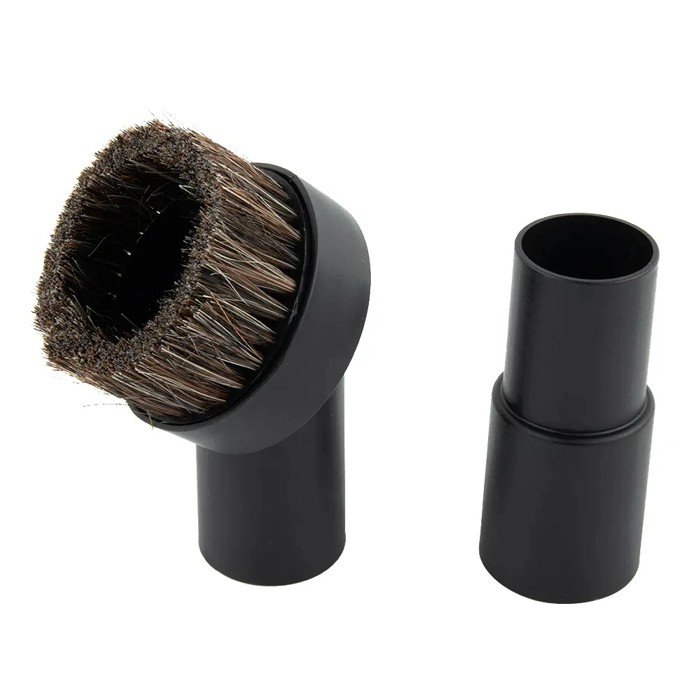 3.6cm Long Horse Hair Round Brush Vacuum Cleaner Brush With Adapter 32mm To 35mm Vacuum Cleaner Part Sweeper Accessories