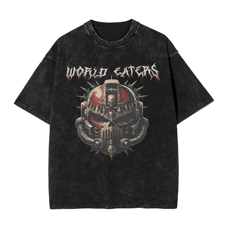 تي شيرت بسيط من World Eaters Ultramarines Titus W-Warhammer 40k Victrix Guard محب تي شيرت للرجال بنمط كلاسيكي تي شيرت علوي #1