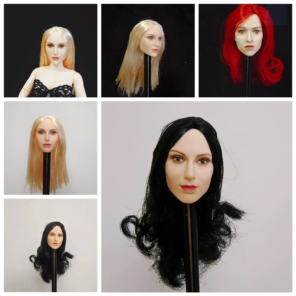 

1:6 Scale Head Sculpt Movie pale Beauty Female Head Sculpt F 12" PH TBL Model Fit 12'' Female Soldier Figure