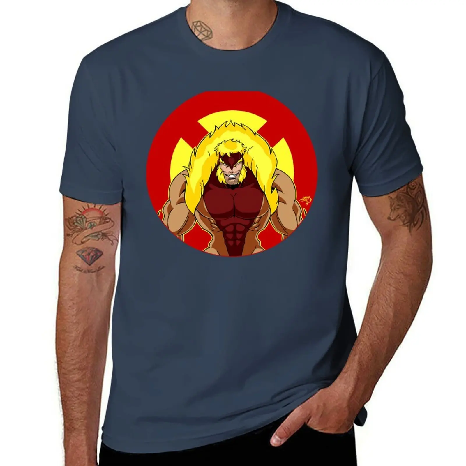 

victor x series T-Shirt Plus Size Basic Cotton T-Shirt