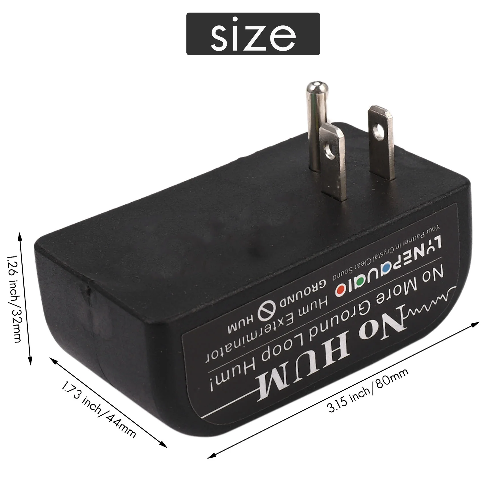N36R_TM Lynepauaio Ac Ground Circuit Buzz Eliminator (Us Plug)