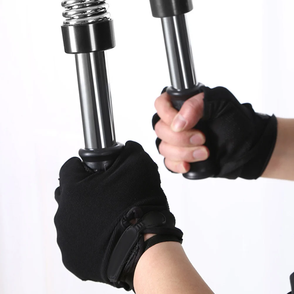 

1Pair Anti-Skid Fitness Gloves Sports Breathable Half Finger Workout Training Weightlifting Exercise Palm Protect Gloves