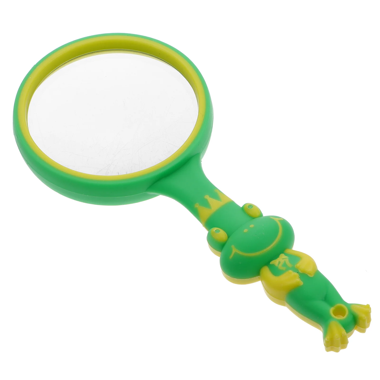 Reading Magnifying Glass For Kids Mini Portable Magnifier Rubber Handle Durable Glass Lens Handheld Children Learning Tool