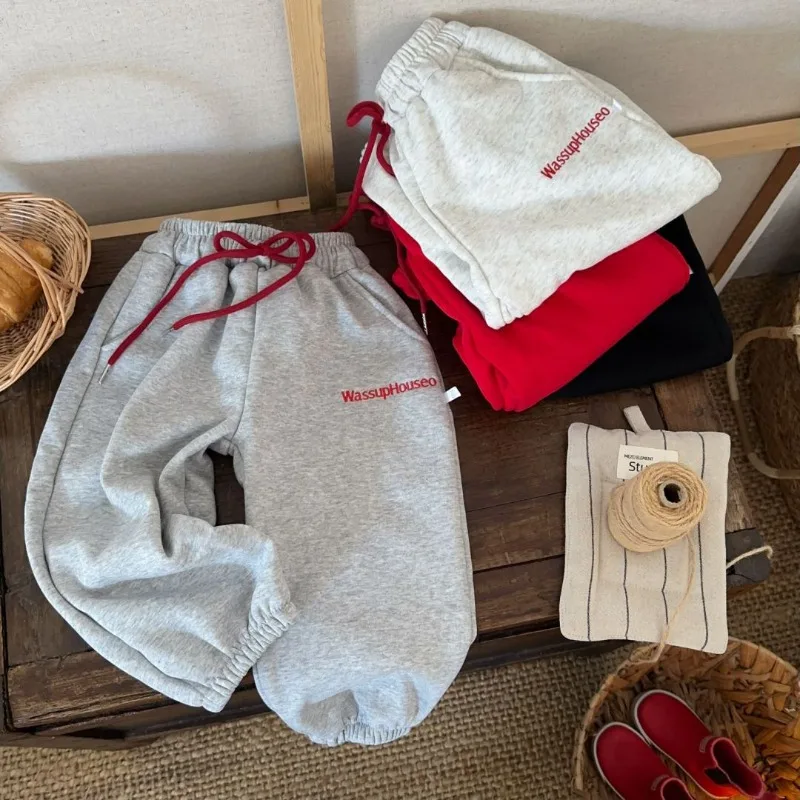 Bellbell 2026 Herbst Baby Jungen Jogginghose 1-8 Jahre Kinder Jungen Sporthose Winter Plus Samt Warme Kleinkind Jungen Hose – Detail 17