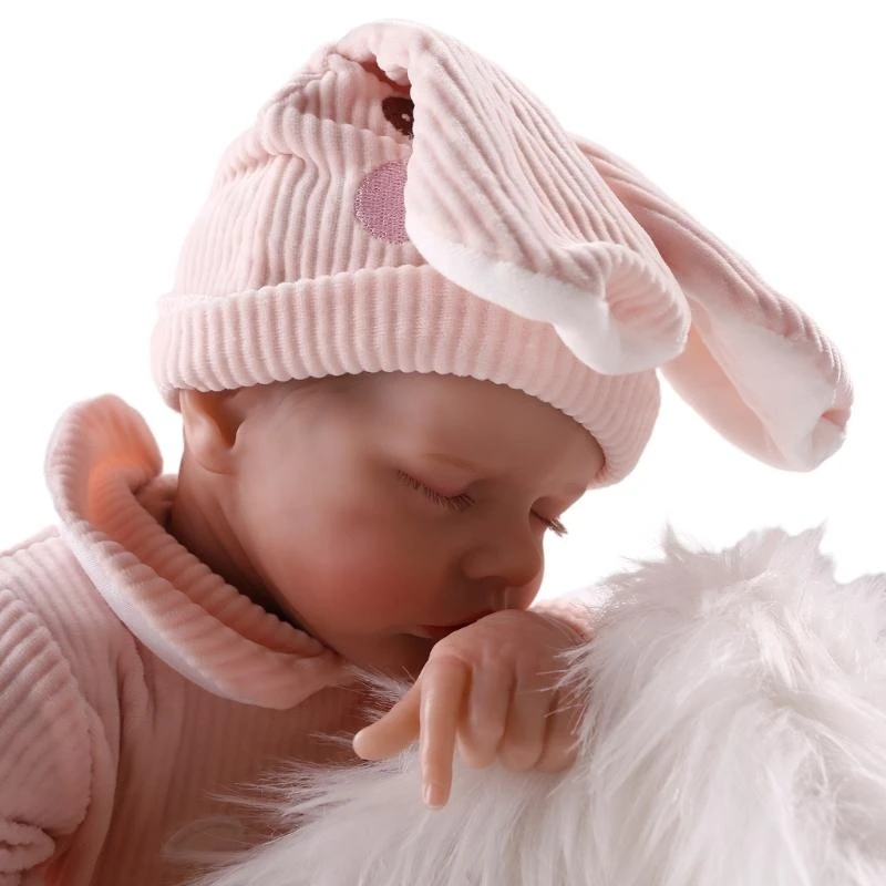 Y4QA 15.7 Life Like Baby Doll Reborns Toy Toddler Slapende gevulde katoenen herboren die echt uitziet met
