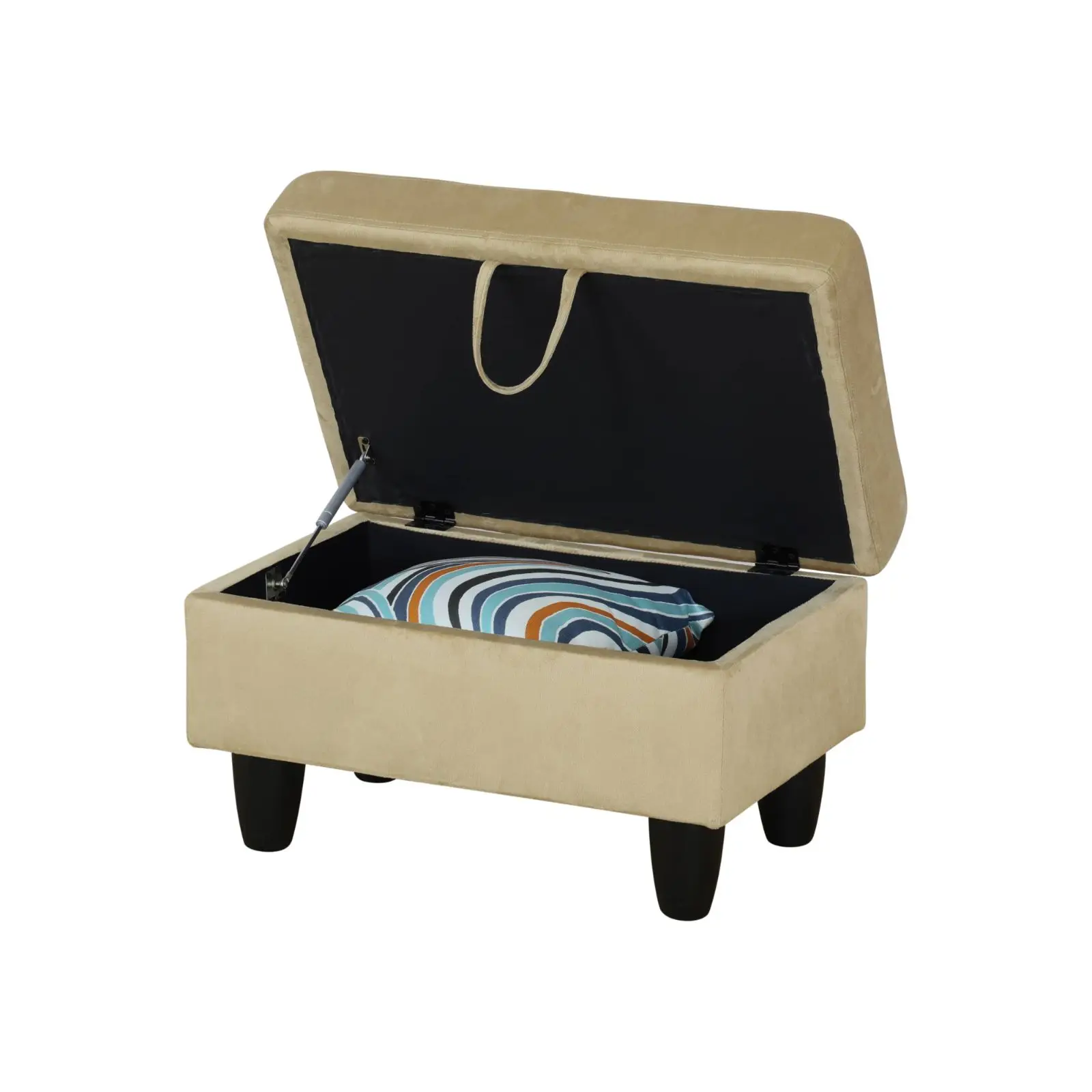 Set di divani in microfibra da 3 pezzi Mobili da soggiorno ottomani beige Divano in tessuto di flanella felpata per piccoli appartamenti e ufficio domestico