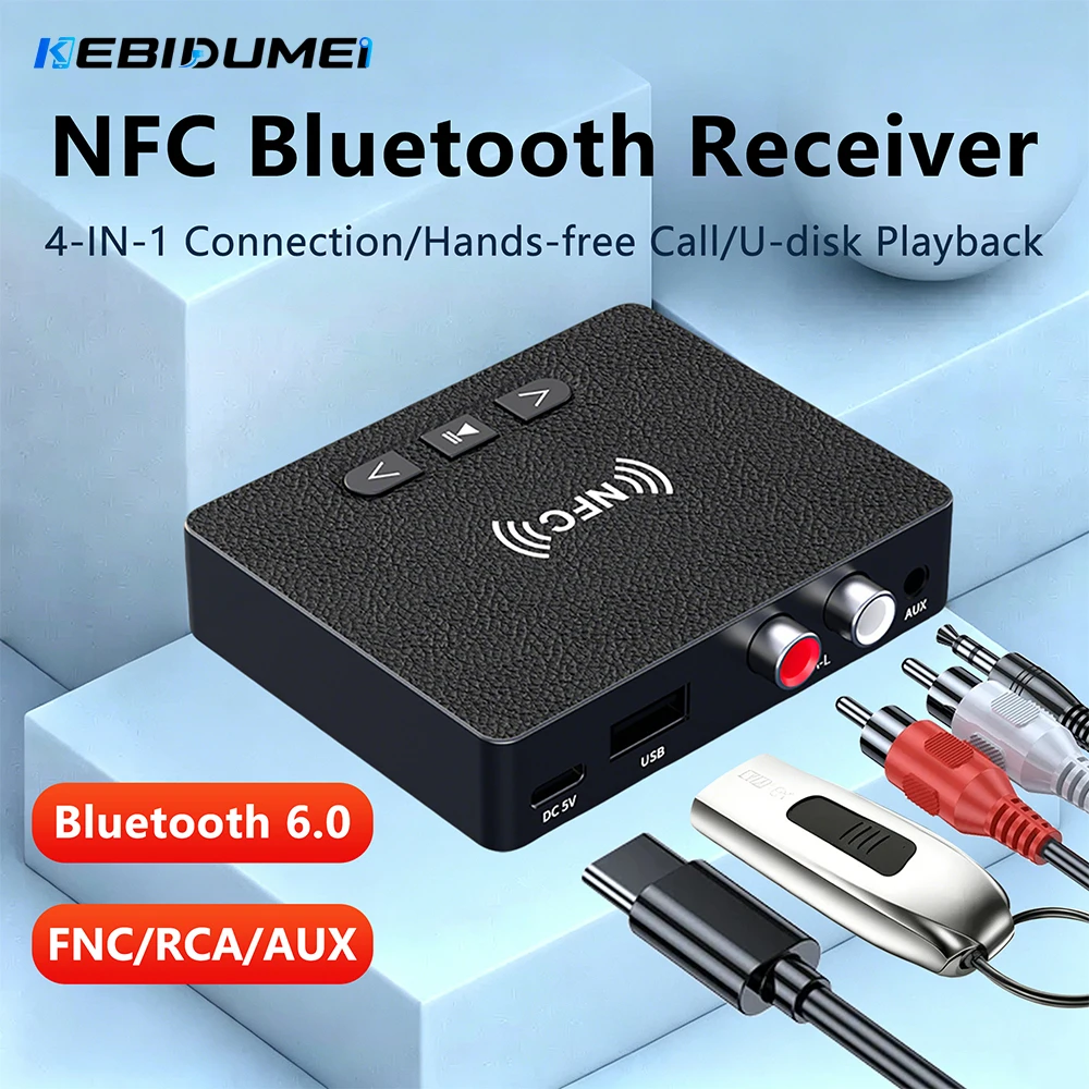 receptor-de-Audio-bluetooth-60-kebidumei-nfc-com-entrada-aux-35mm-rca-usb-e-reproducao-de-u-disk-adaptador-de-musica-estereo-hifi-sem-fio-com-microfone