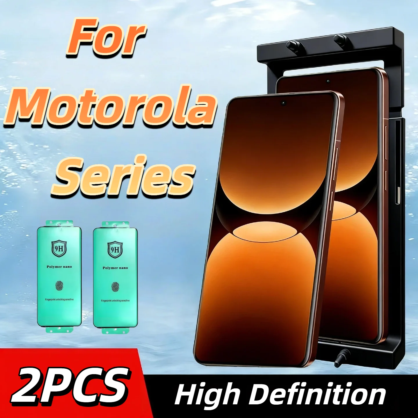 

2pcs For Motorola Moto edge X40 X30 40 30 S30 Ultra Pro Fusion Screen Protector Protective with Install Kit Not Tempered Glass