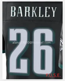 Custom Any Name And Number Jersey Barkley Hurts Kelce F.U.S.E. Stitched Jerseys