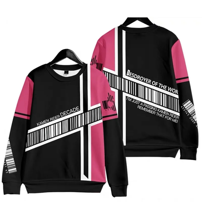 Kamen Rider 3D Printing Cosplay Sweatshirts Fashion Harajuku Long Sleeve Hoodies Popular Japanese Anime Streetwear Tracksuit