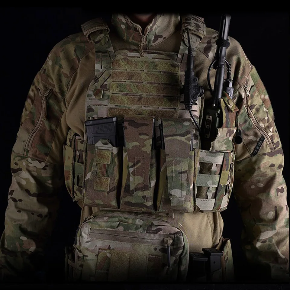 タクティカルトリプルマガジンポーチ 2.5cm/G フックバックル 5.56/M4