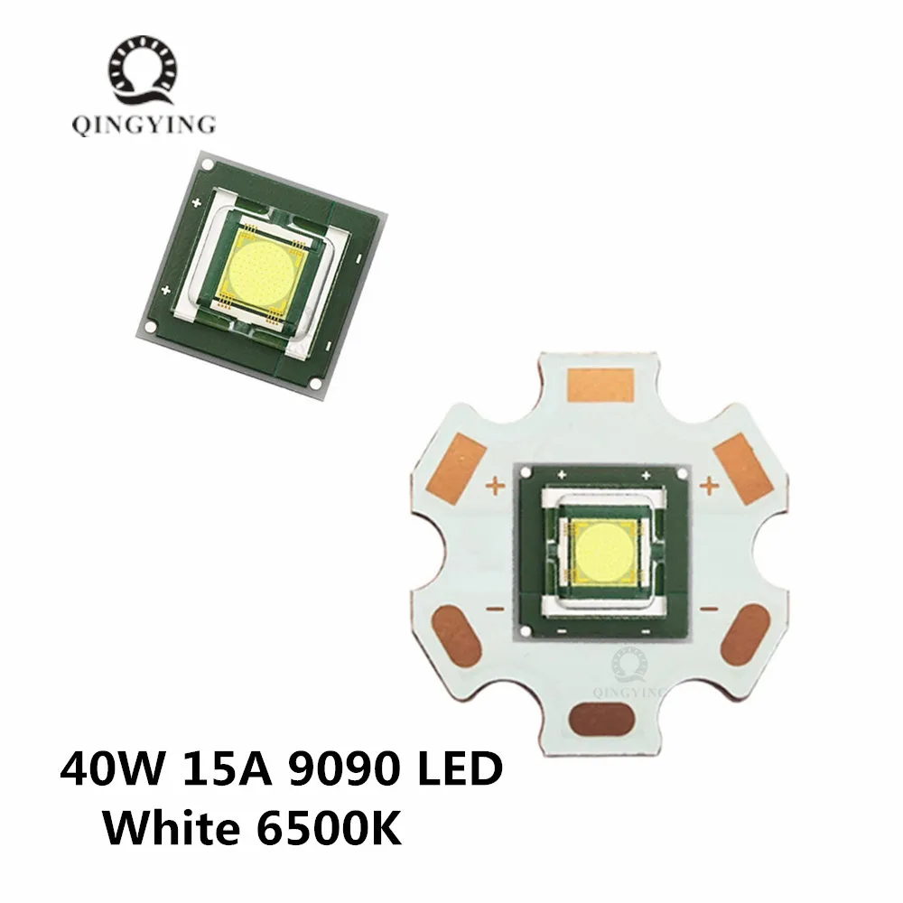 1 szt. -5 szt. Koraliki światła laserowego LED 9090 chip 40W diody SMD SBT90 wysoka moc 3000-4000 lm zimny biały