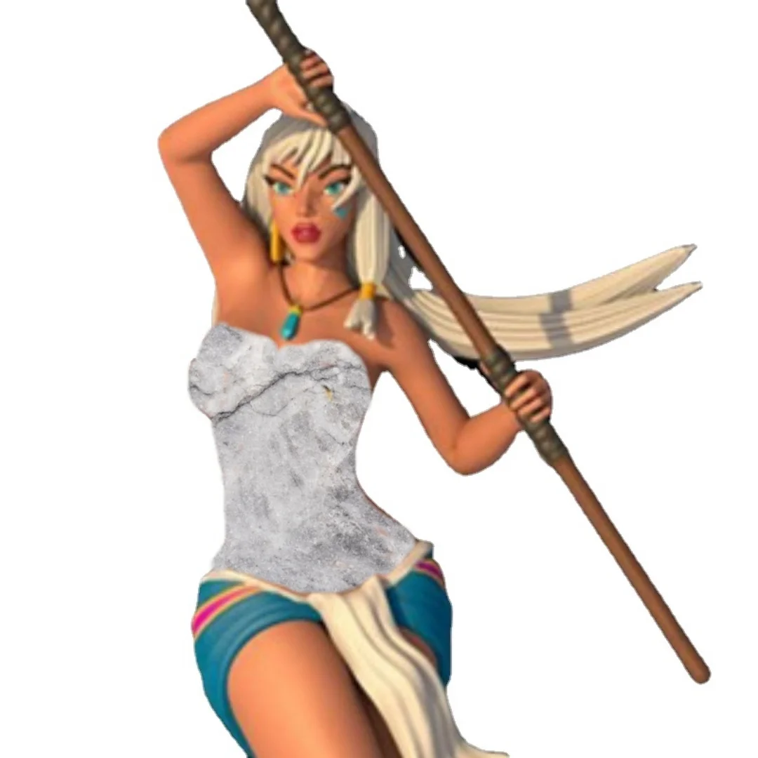 

Sickle Girl Diy 1/24 Scale 85mm Height Resin Model assemble Kit Unassembled and Unpainted Statue Toy