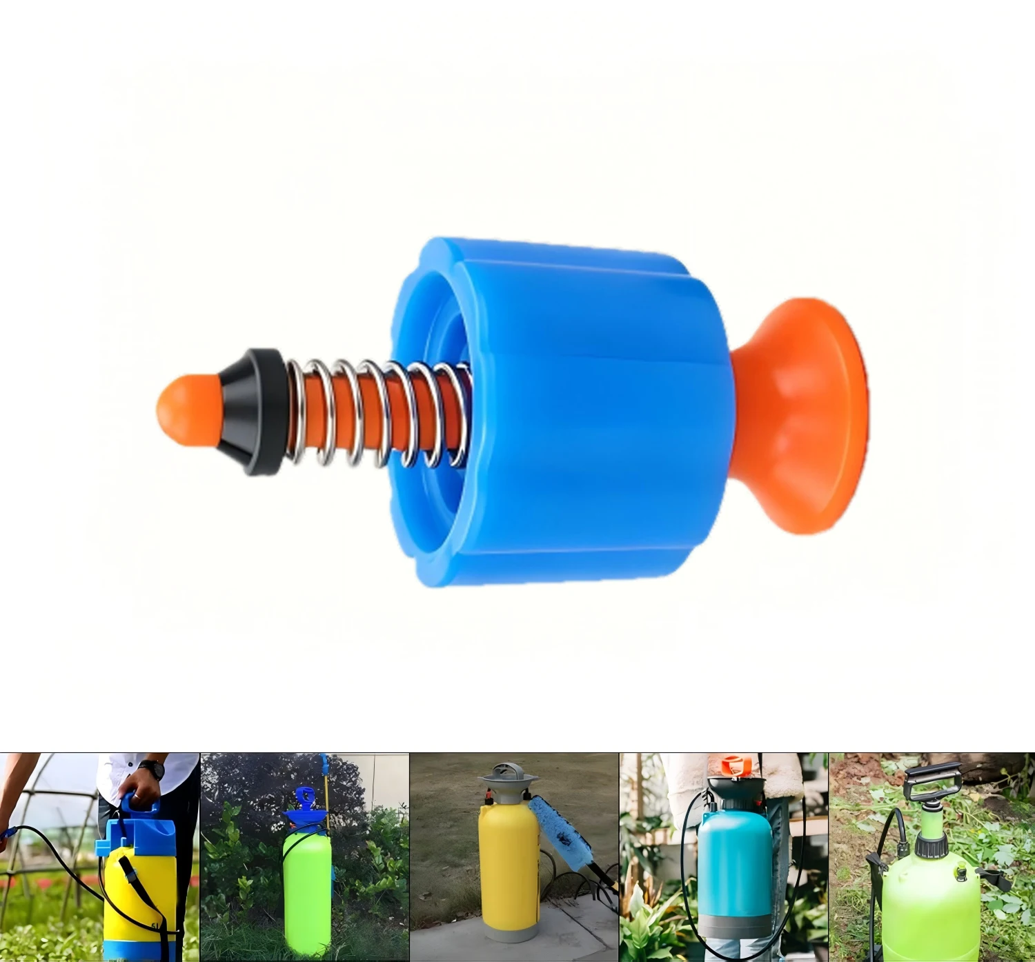 Portable Sprayer Pressure Relief Safety Valve, Wear‑Resistant PP Plastic Replace Spare Accessory for Manual Garden Water Spraye
