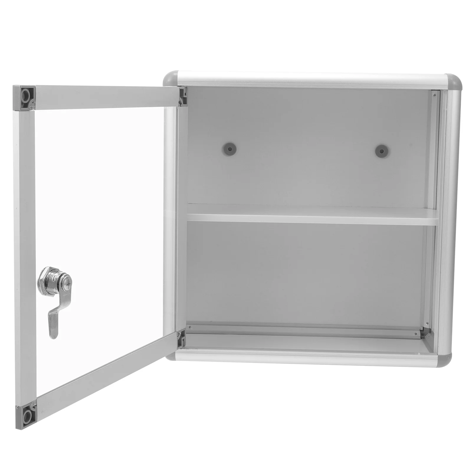 

Medicine Chest Household Case Aluminum Alloy Wall-mounted Locking Hanging Cases Community Accessories