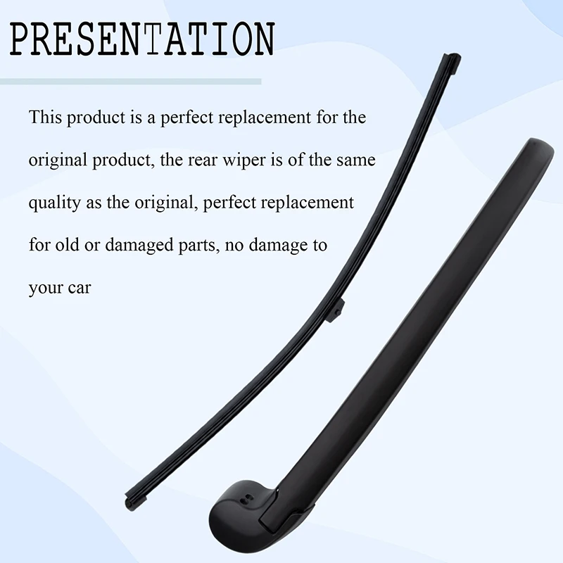 Rear Windshield Wiper Arm And Blade For Audi A4 B8 2008-2013 Windscreen Wiper Car Accessories