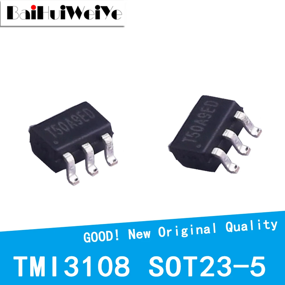 10 pçs/lote tmi3108 impressão de tela t50a t50a9 conversor buck síncrono chip smd SOT23-5 nova boa qualidade chipset