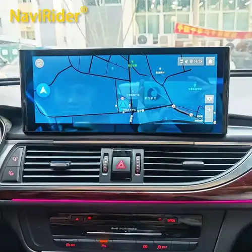 カーGPSマルチメディアラジオ,プレーヤー付きラジオ,Android 13,4G,ステレオ,ワイヤレス,CarPlay,オーディオヘッドユニット,Audi a6 a7,2009-2018