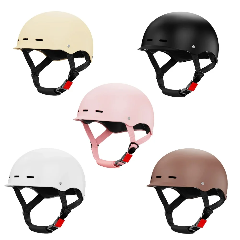 

Safety Light Bicycle Helmet Four Seasons Multiple Ventilation Holes Breathable Half Face Riding Protection Cycling Cute Helmets