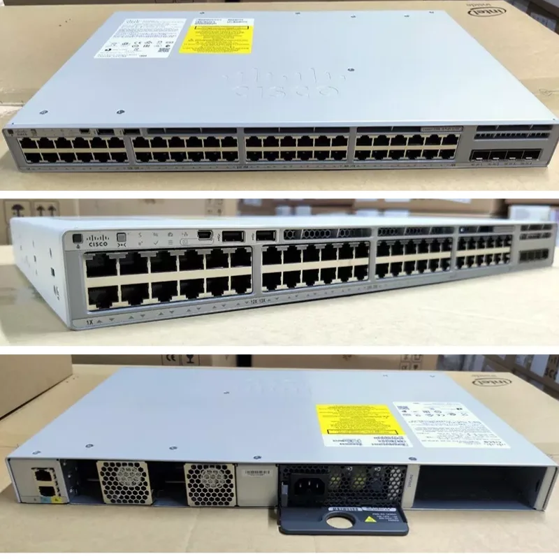 For Cisco C9200 Series Switch C9200l-48p-4x-A 48-Port Poe+ and 4x10g QoS Function in Stock Good Price
