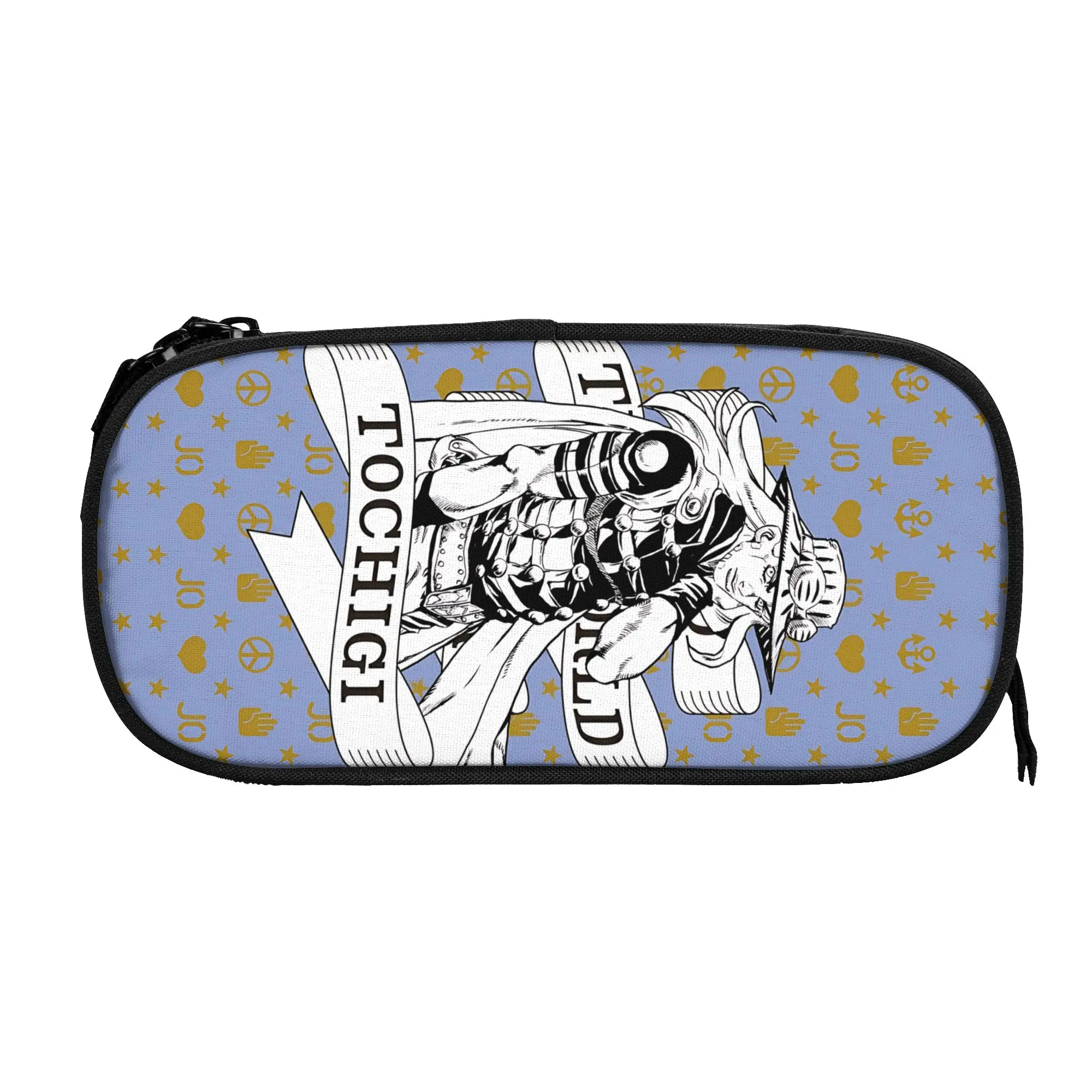 Custom Jojo's Bizarre Adventure World Large Capacity Bags for Child  School Pencil Bag for Boys Gilrs Kids
