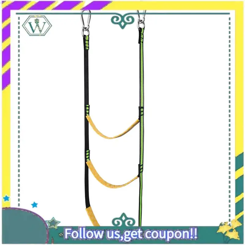 

A82U-Портативная веревочная лестница для лодки, 3-ступенчатая складная подвесная лестница для посадки лодки, легкая веревочная лестница, детали для лодок, аксессуары