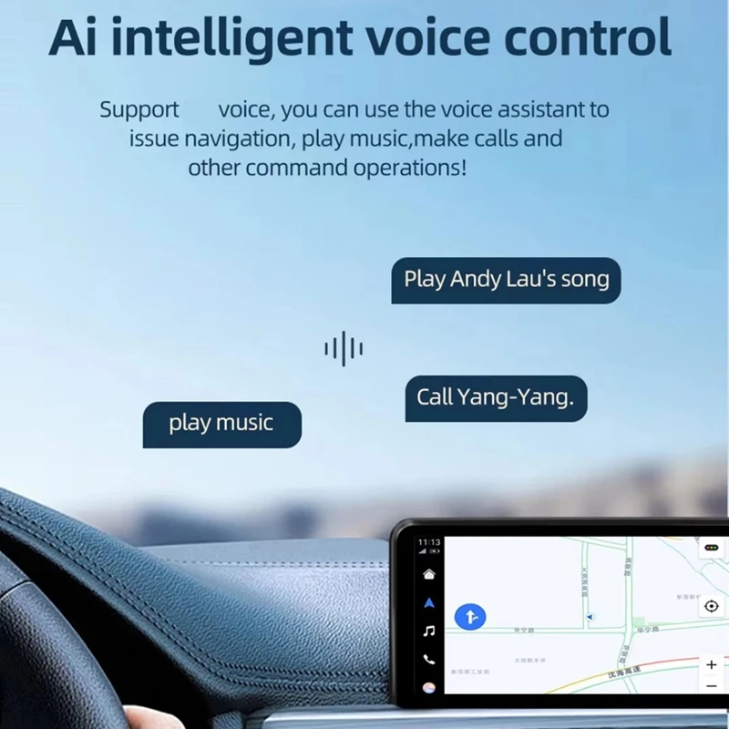 WISH Auto Direct Plug-In Wired To Wireless Carplay Android Auto Box Car Two-In-One MINI Carplay Box Plug And Play