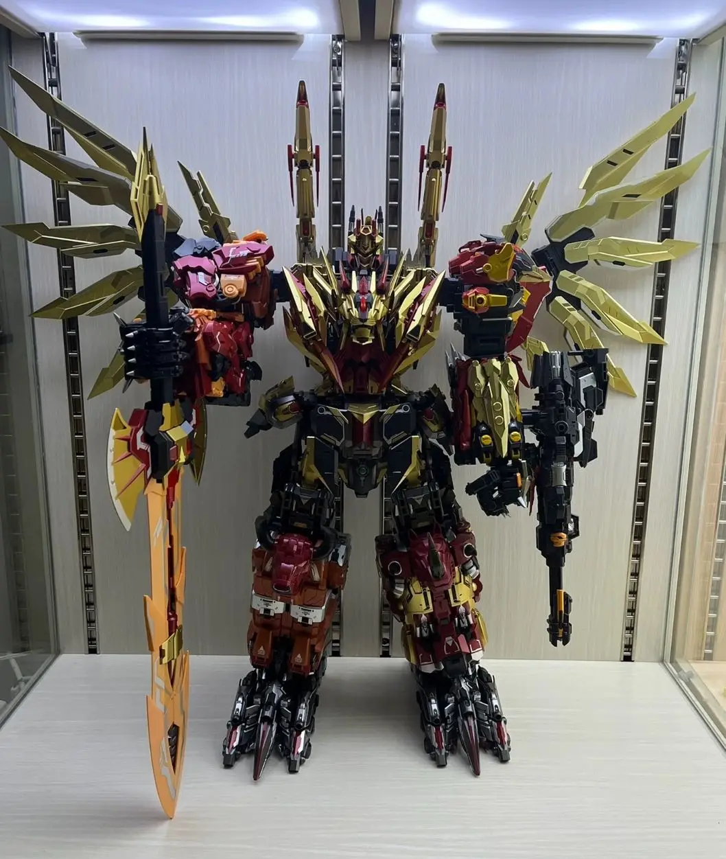 

Stock Cangwan Pavilion Chiyou Chongyunxiao Six-in-One King Kong Combination50cm Original Color Large Scale Model Collection Gift